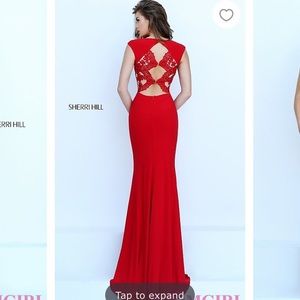 red sherri hill prom dress NEED GONE!!!